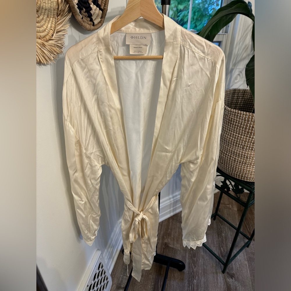 BHLDN matine robe ivory size XL